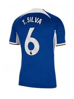 Moški Nogometna dresi replika Chelsea Thiago Silva #6 Domači 2023-24 Kratek rokav